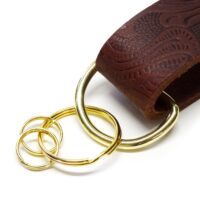 Schlüssel Organizer - OX Paisley Dark - Gold & Silber – Bild 4