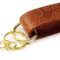 Schlüssel Organizer - OX Paisley Light - Gold & Silber – Bild 4