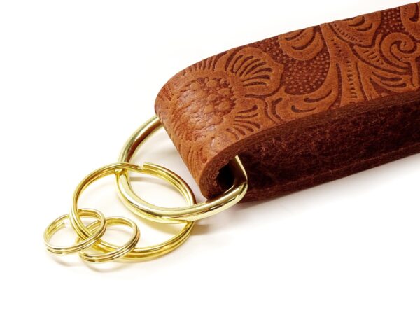 Schlüssel Organizer - OX Paisley Light - Gold & Silber – Bild 4