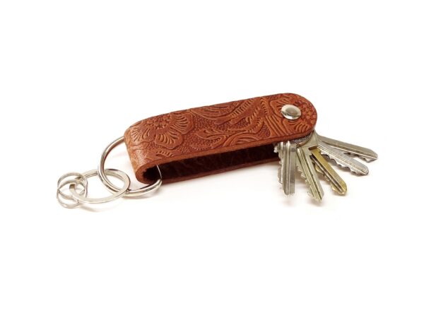 Schlüssel Organizer - OX Paisley Light - Gold & Silber – Bild 7