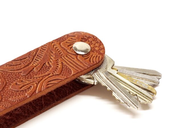 Schlüssel Organizer - OX Paisley Light - Gold & Silber – Bild 9