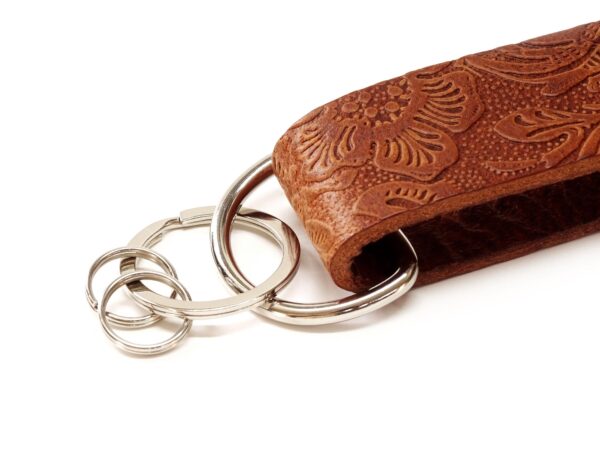 Schlüssel Organizer - OX Paisley Light - Gold & Silber – Bild 8