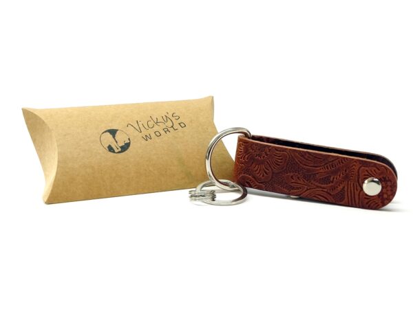 Schlüssel Organizer - OX Paisley Light - Gold & Silber – Bild 6