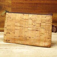 Kork Portemonnaie Geldbörse Simple Nature Stripes