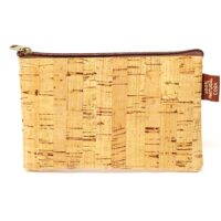 Kork Portemonnaie Geldbörse Simple Nature Stripes