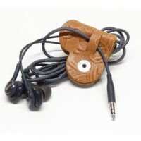 Leder Kabelbinder Herz - Box OX - Caramel Dragon - 2er Set