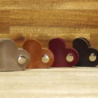 Leder Kabelbinder Herz - Box OX