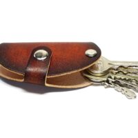 Leder Schlüsselbund - Etui - Saddle OX - Antique Dark