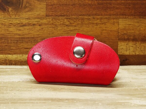 Leder Schlüsselbund - Etui - Saddle OX - Ruby