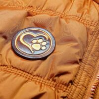 Leder Patch - Aufnäher - OX Antique - Bester Papa - 60er Rund – Bild 4