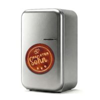 Leder Magnet Pin - OX Antique - Bester Sohn - Rund 60